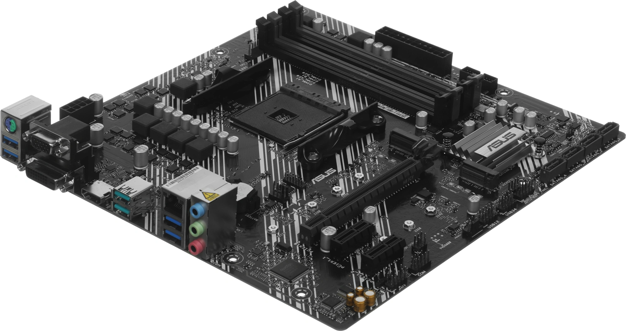 Материнская плата Asus PRIME B550M-K Soc-AM4 AMD B550 4xDDR4 mATX AC`97 8ch(7.1) GbLAN RAID+VGA+DVI+HDMI