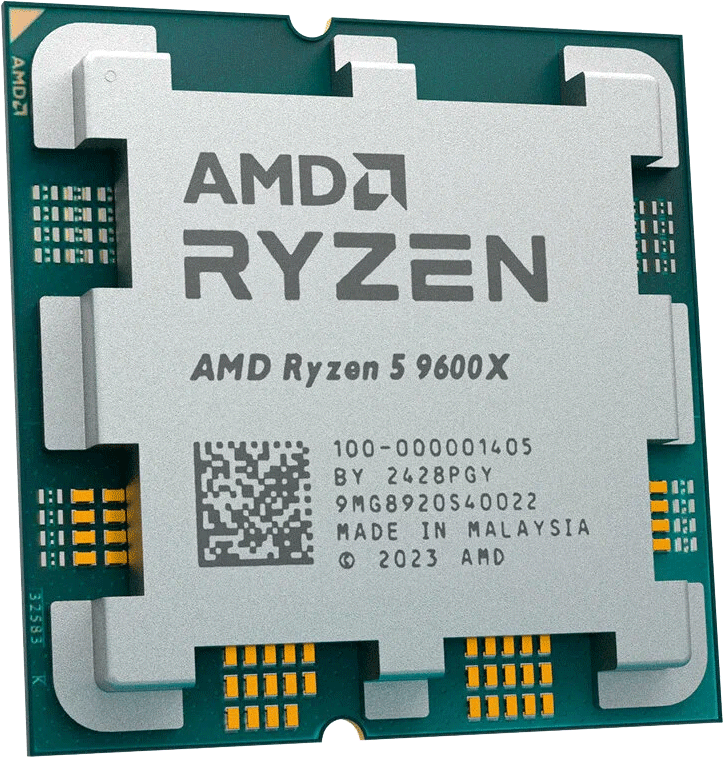 Процессор/ APU AM5 AMD Ryzen 5 9600X (Granite Ridge AM5, 6C/12T, 3.9/5.4GHz, 32MB, 65W, Radeon Graphics) OEM