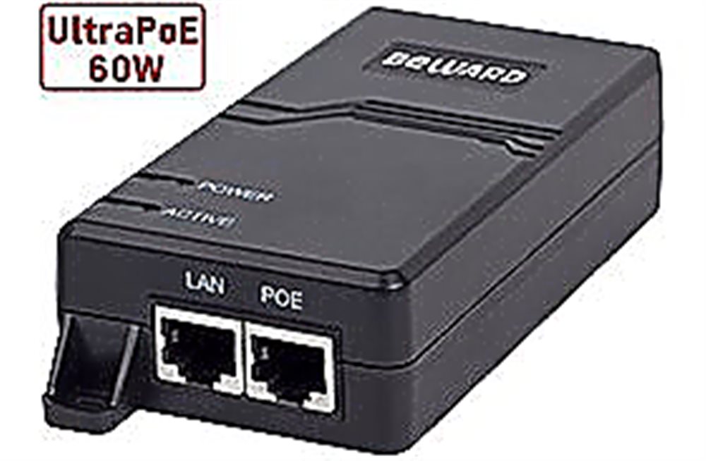 STL-11XP Ultra PoE-инжектор (60 Вт),1 порт, защита выхода питания от КЗ и перегрузки