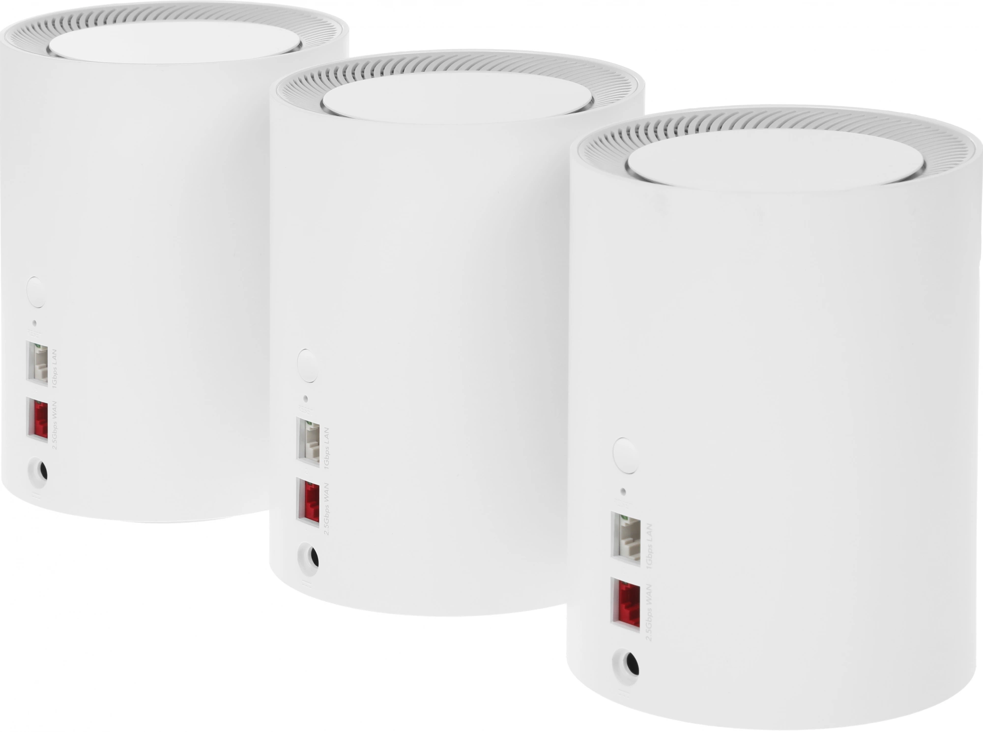 Бесшовный Mesh роутер Cudy M3000 (M3000(3-PACK) WHITE) AX3000 100/1000/2500BASE-T белый (упак.:3шт)