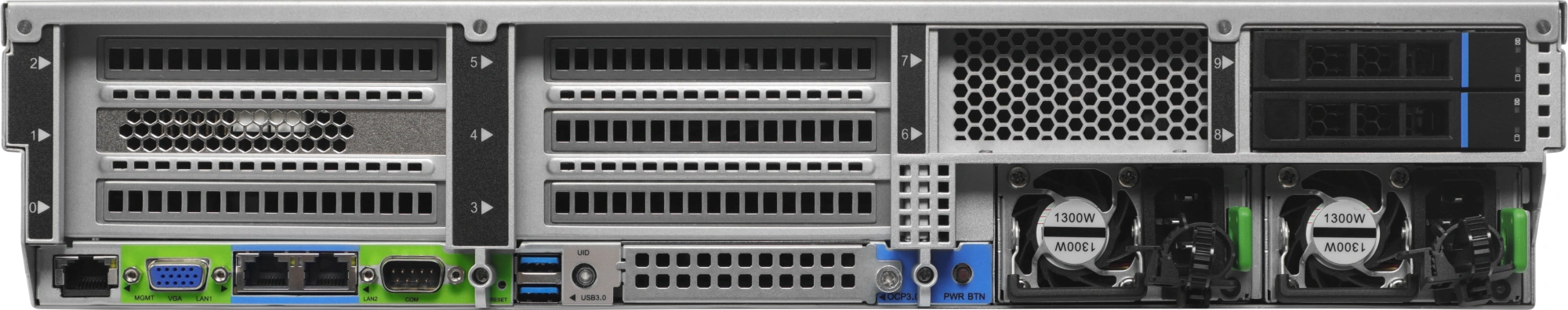 Сервер IRU Rock g2225p 2x6348 4x32Gb 2x1800Gb 2.5" SAS-3 9361-8I AST2500 2xGigEth 2x1300W w/o OS (2139294)