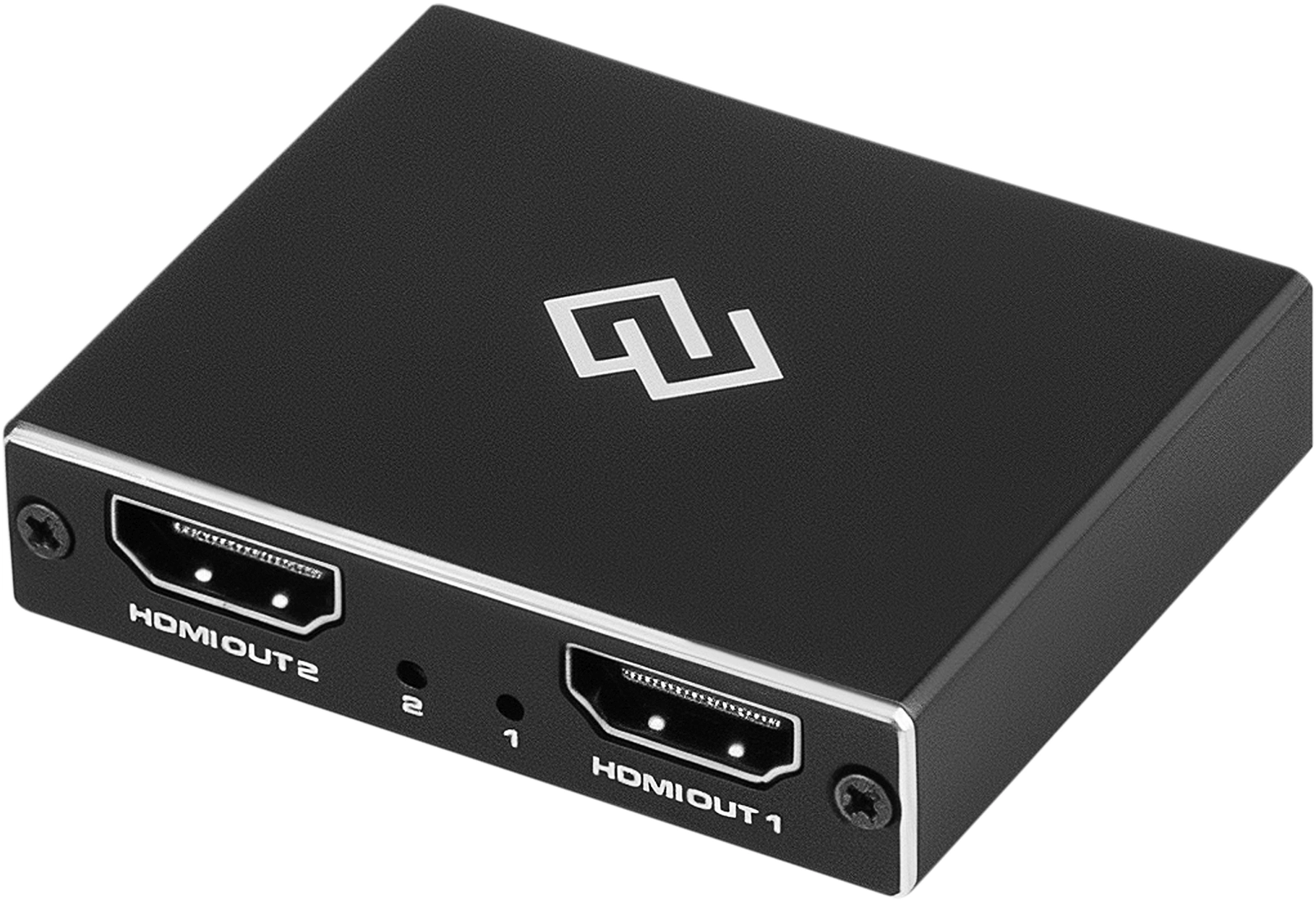 Сплиттер аудио-видео Digma DHSP-v2x2 HDMI (f)/2хHDMI (f) черный