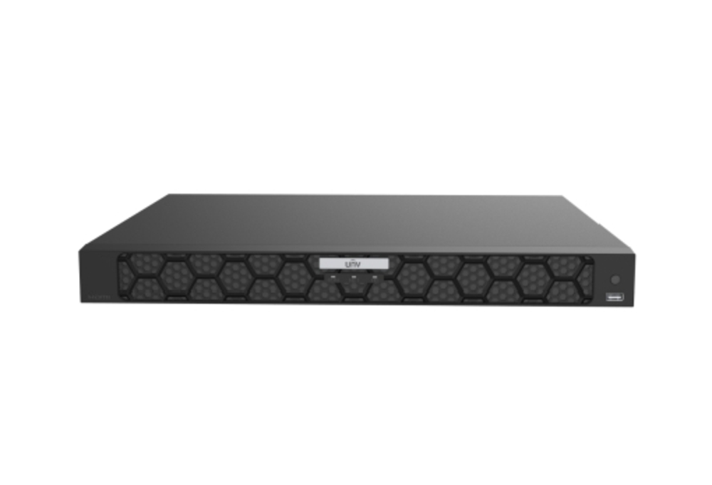 NVR504-16B-IQ - Видеорегистратор IP 16 канальный; Входящий поток на запись до Smart Off:  320Мбит/с.