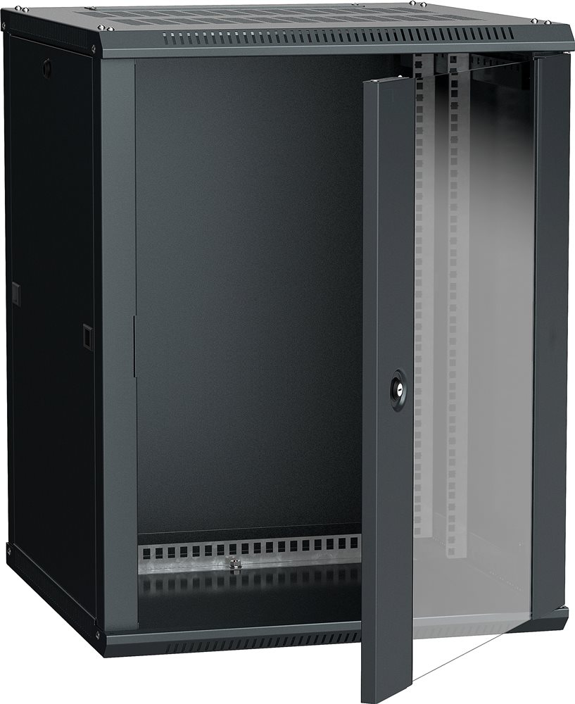 LWR5-18U66-GF - ITK Шкаф LINEA W 18U 600x600 мм дверь стекло, RAL9005