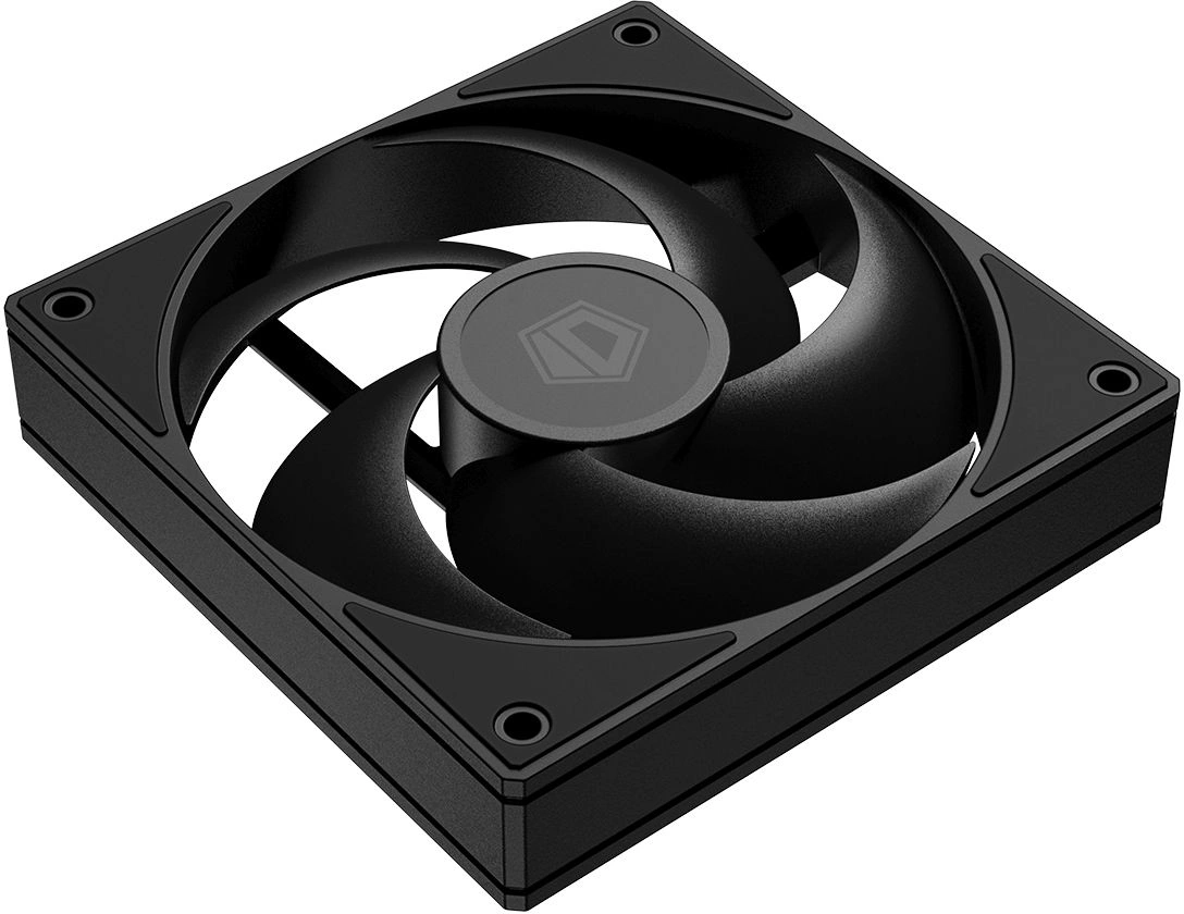 Вентилятор для корпуса ID-Cooling AS-120-K 120х120x25 черный 4-pin 30дБ Ret