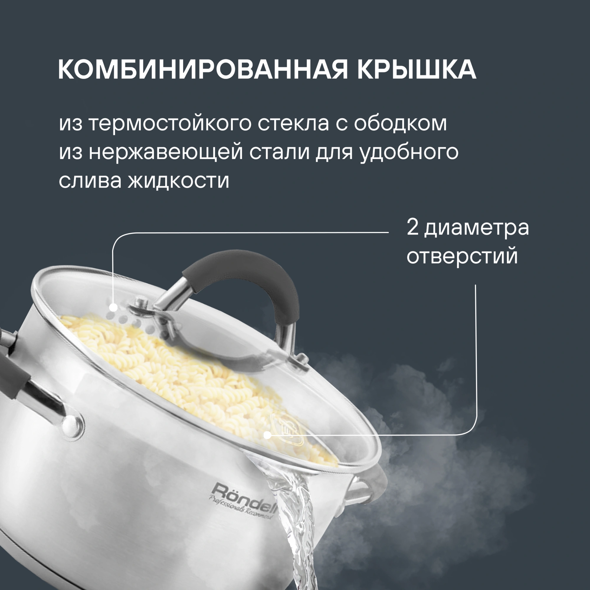 Набор посуды Rondell Flamme RDS-040 8 предметов
