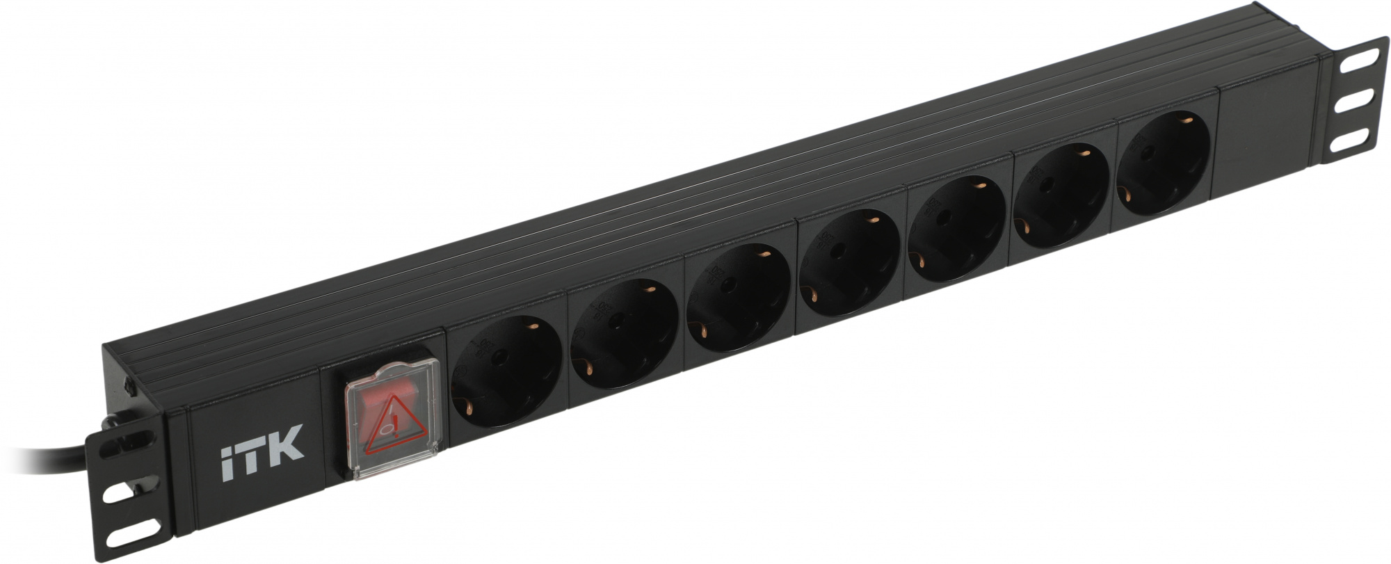 Блок распределения питания ITK PH12-7D1-P гор.размещ. 7xSchuko базовые 16A Schuko 2м