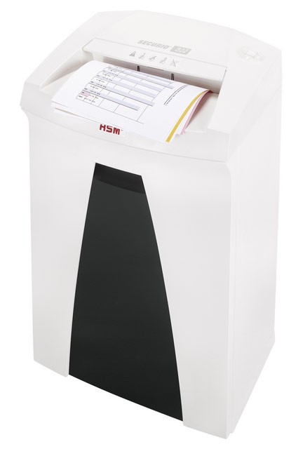 Шредер HSM Securio B22-1.9x15 фрагменты 11лист. 33лтр. скрепки скобы пл.карты