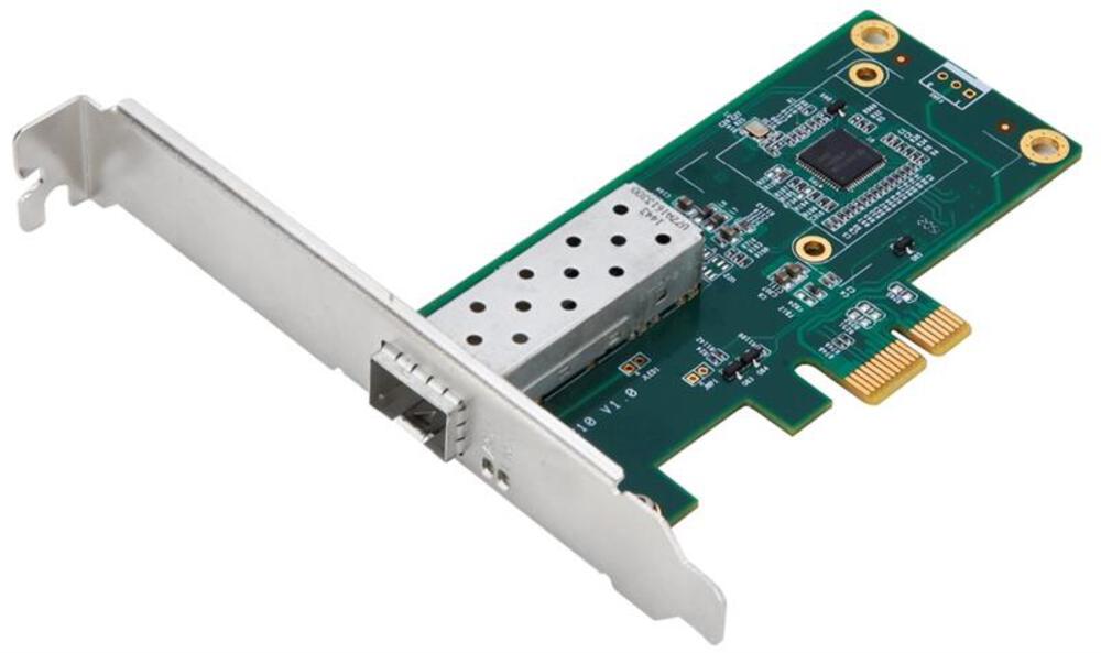 DGE-560SX/D1A - Сетевой PCI Express адаптер D-Link с 1 портом 1000Base-X SFP (низкопрофильное крепление в комплекте)