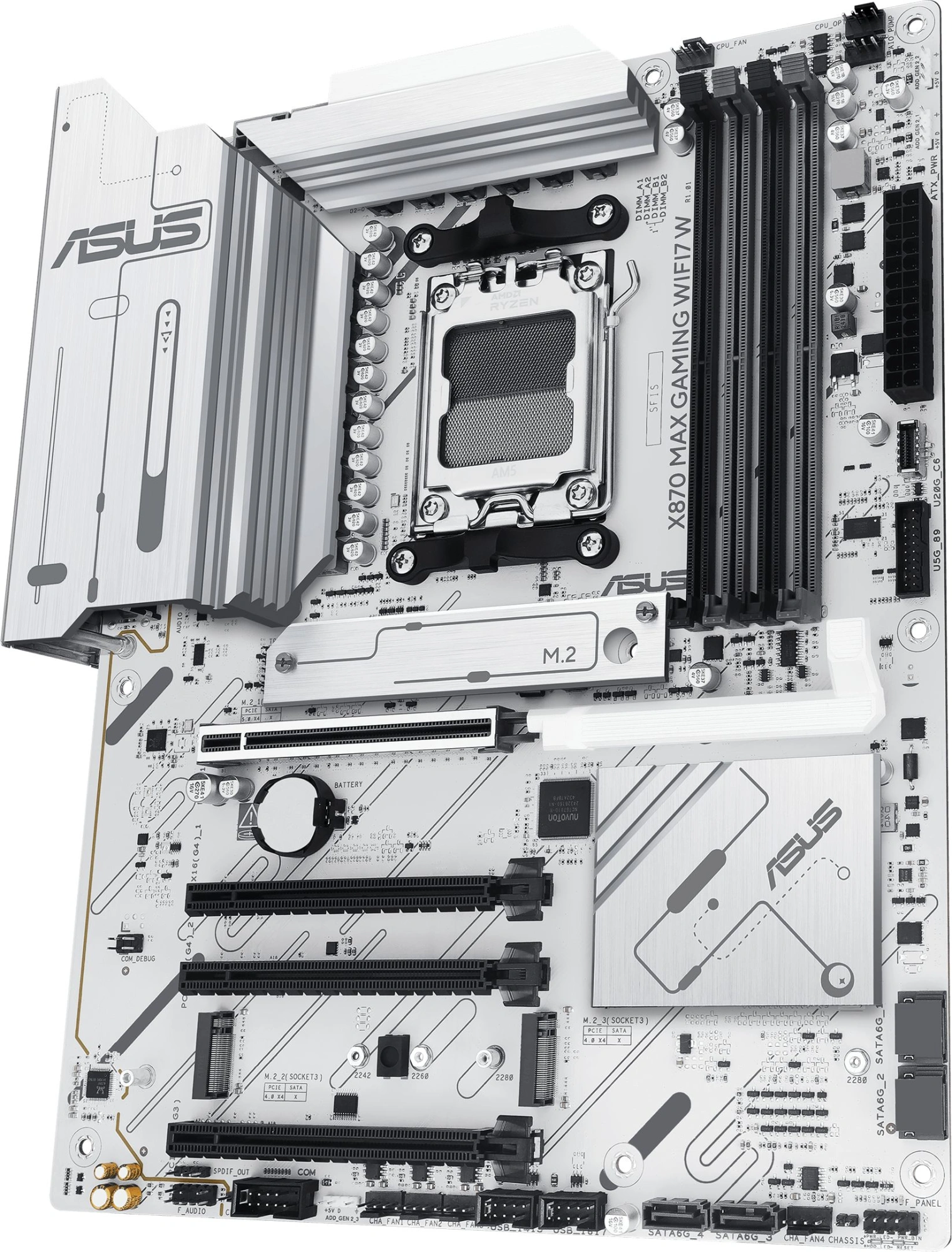 Материнская плата Asus X870 MAX GAMING WIFI7 W Socket AM5 AMD X870 4xDDR5 ATX AC`97 8ch(7.1) 2.5Gg RAID+HDMI