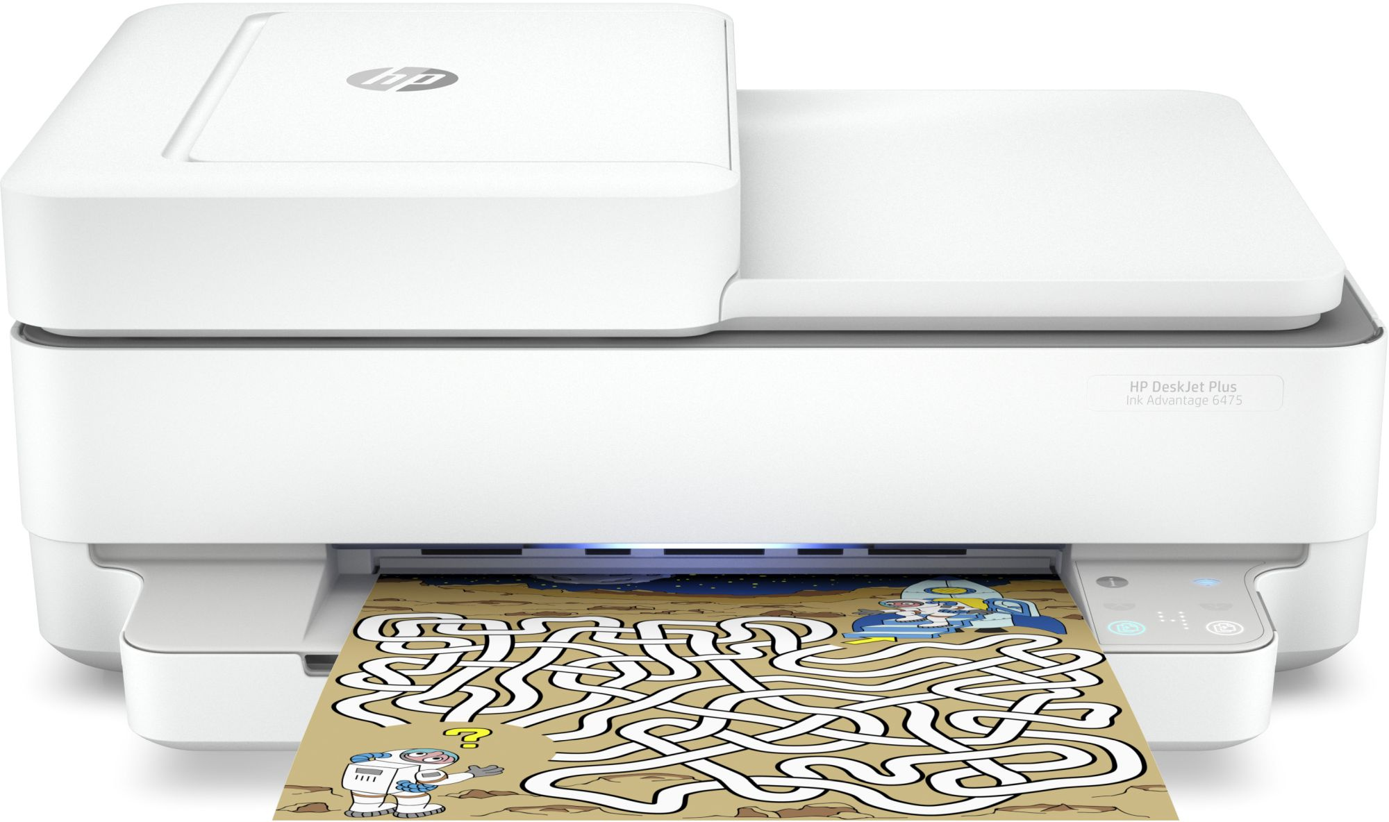 МФУ струйный HP DeskJet Plus Ink Advantage 6475 (5SD78C) A4 Duplex WiFi белый