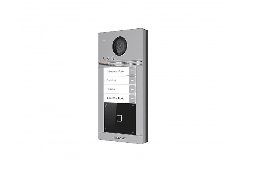 DS-KV8413-WME1(С) 2Мп IP вызывная панель на четырех абонентов с ИК-подсветкой и Wi-Fi Hikvision