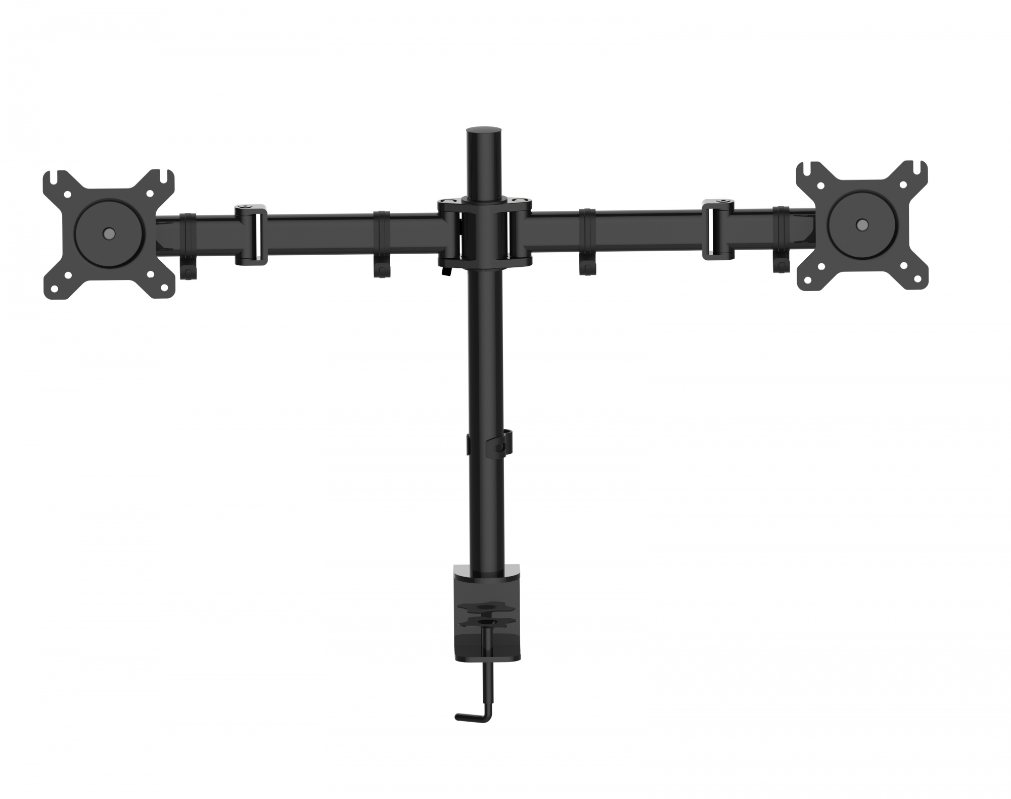Кронштейн для мониторов Cactus CS-VM-D29-BK черный 13"-27" макс.8кг настольный поворот и наклон