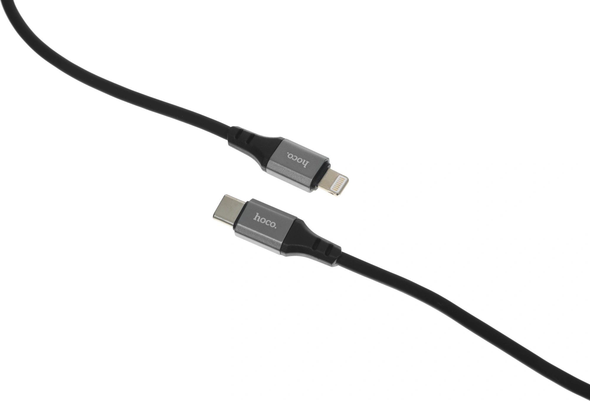 Кабель Hoco X86 iP Spear PD X86 IP USB Type-C (m)-Lightning (m) 1м черный коробка