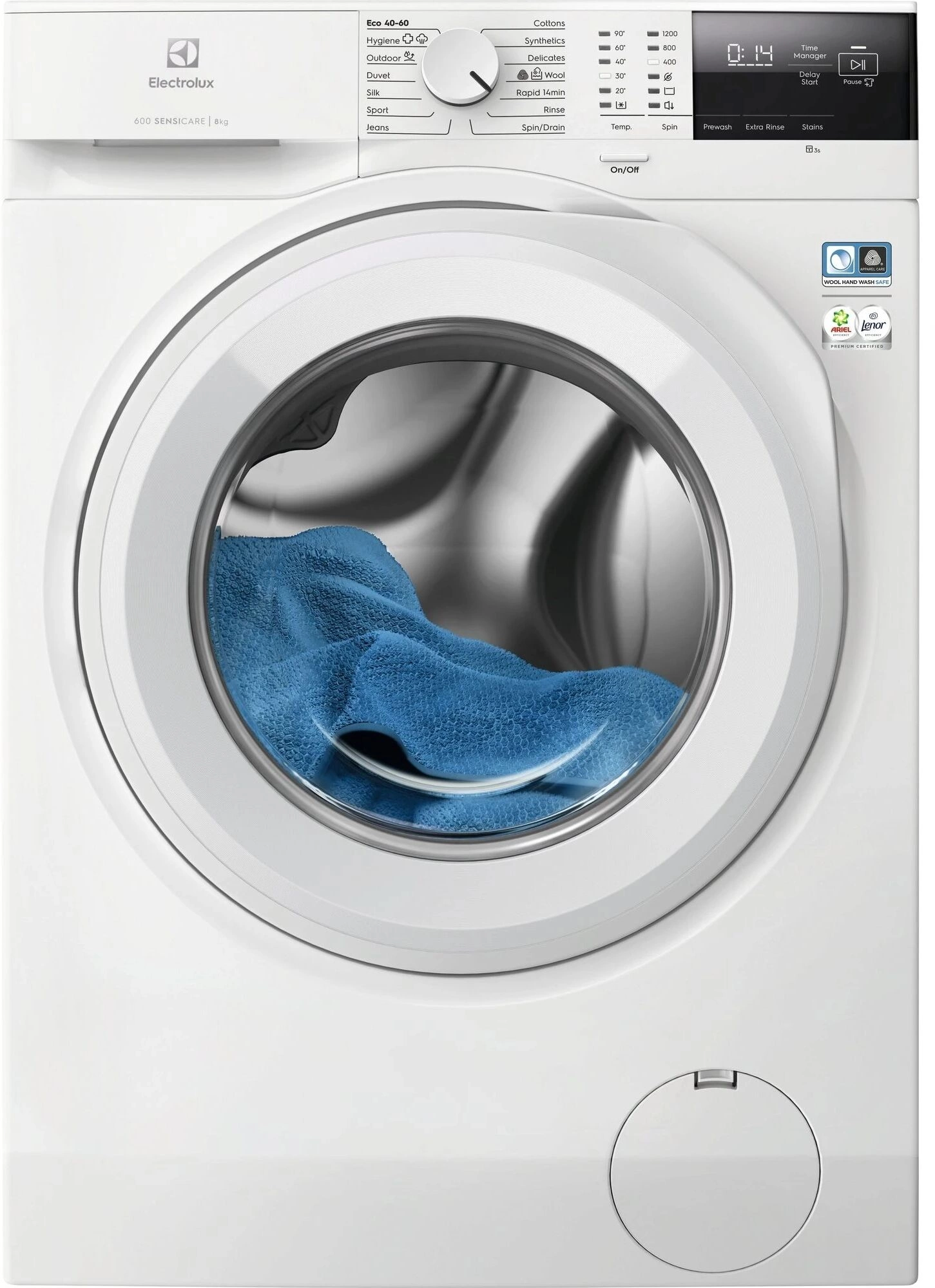 Стиральная машина Electrolux EW6F2281E пан.англ. класс: A загр.фронтальная макс.:8кг белый инвертор