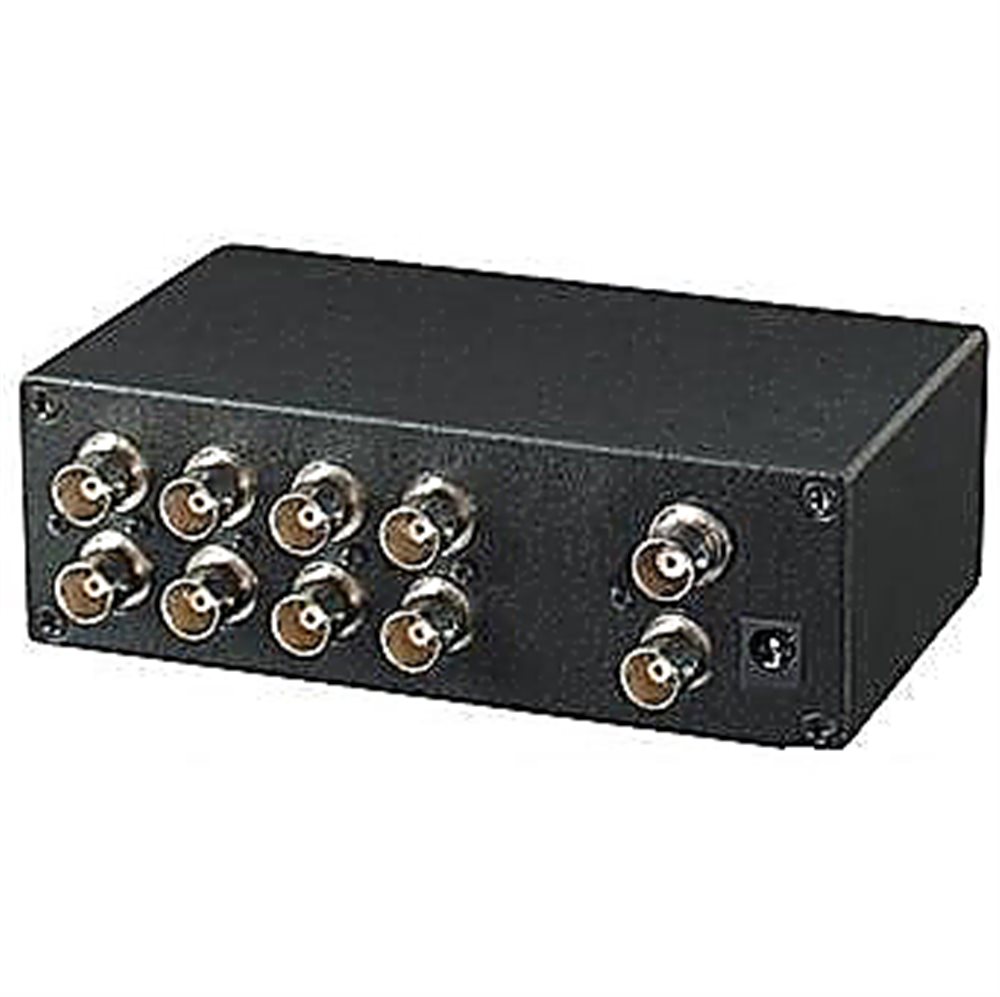 CD108HD - Распределитель видеосигнала HDCVI/HDTVI/AHD/CVBS. 1 вход - 8 выходов, DC 12В. БП в комплекте.