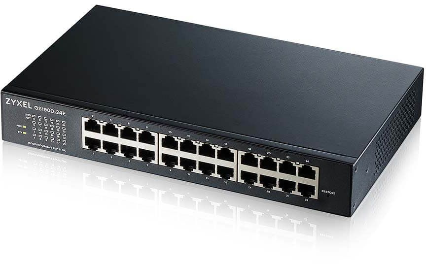Коммутатор Zyxel GS1900-24E-EU0103F (L2) 24x1Гбит/с управляемый