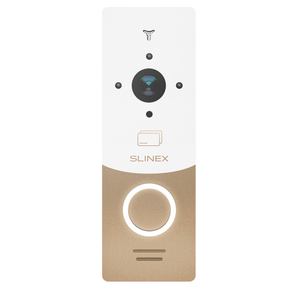 ML-20HD gold+white - AHD вызывная видеопанель. Цветная матрица CMOS, разрешение 2,0 Мп (AHD) / 960 ТВЛ (CVBS),  угол обзора: 150° по горизонтали