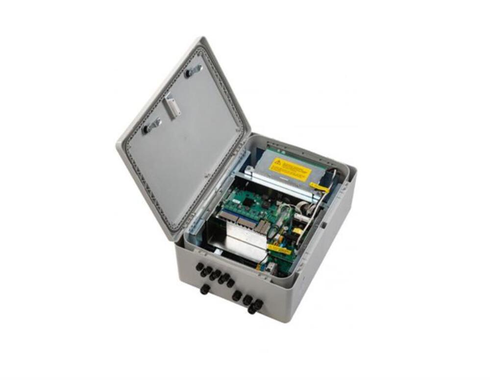 PSW+UPS-Box 8x2Pro - Гигабитный управляемый коммутатор Tfortis уровня L2+ в уличном исполнении со встроенным источником бесперебойного питания, встроенным оптическим кроссом и поддержкой технологии PoE (IEEE802.3af/at/bt)