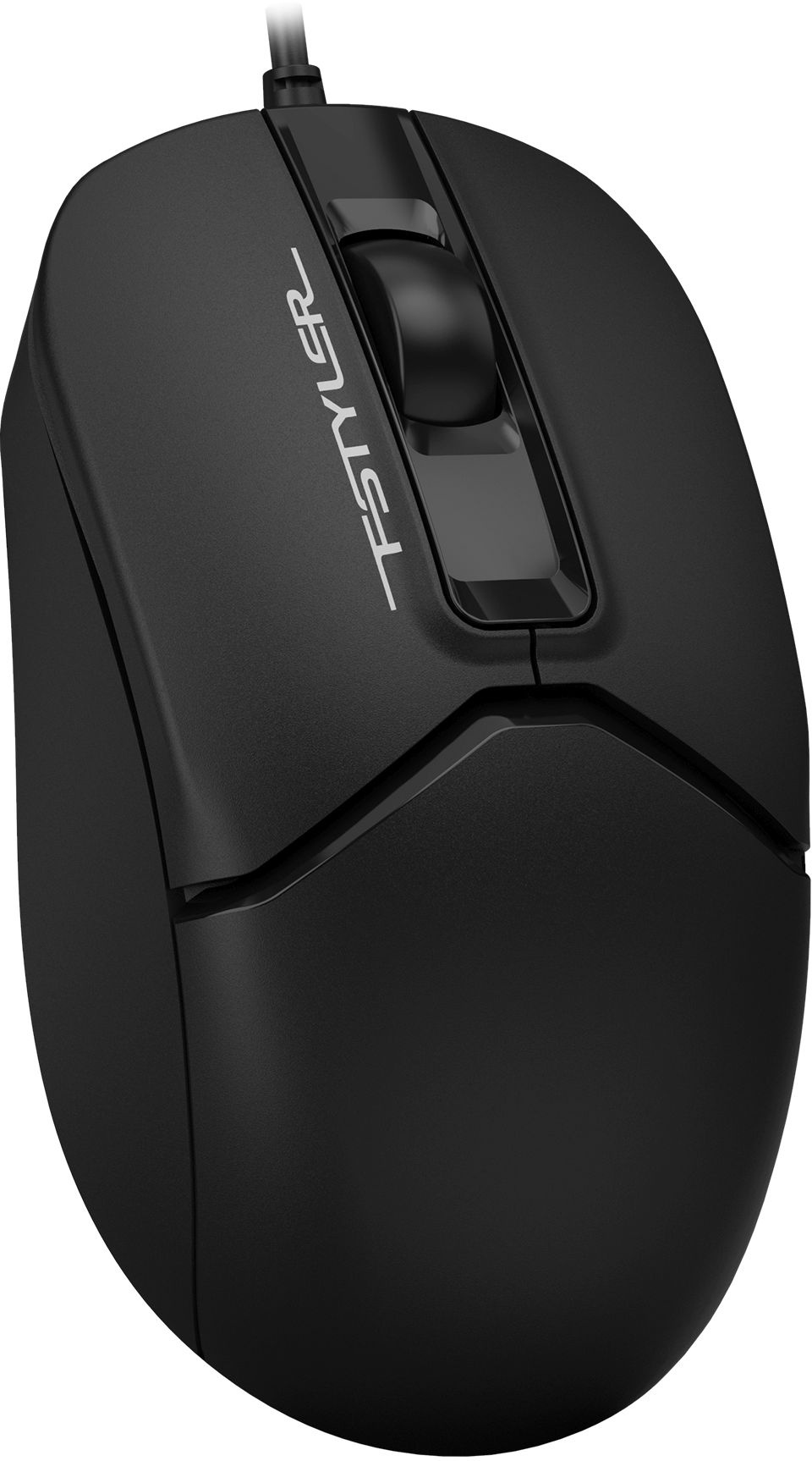 Мышь A4Tech Fstyler FM12T черный оптическая 1200dpi USB для ноутбука 2but (FM12T BLACK)