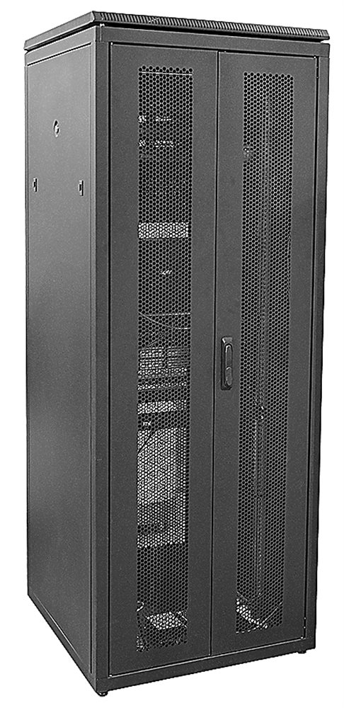 LN05-47U88-2PP - ITK LINEA N 47U 800х800мм распашн. перф. дв. задн. перф. чер