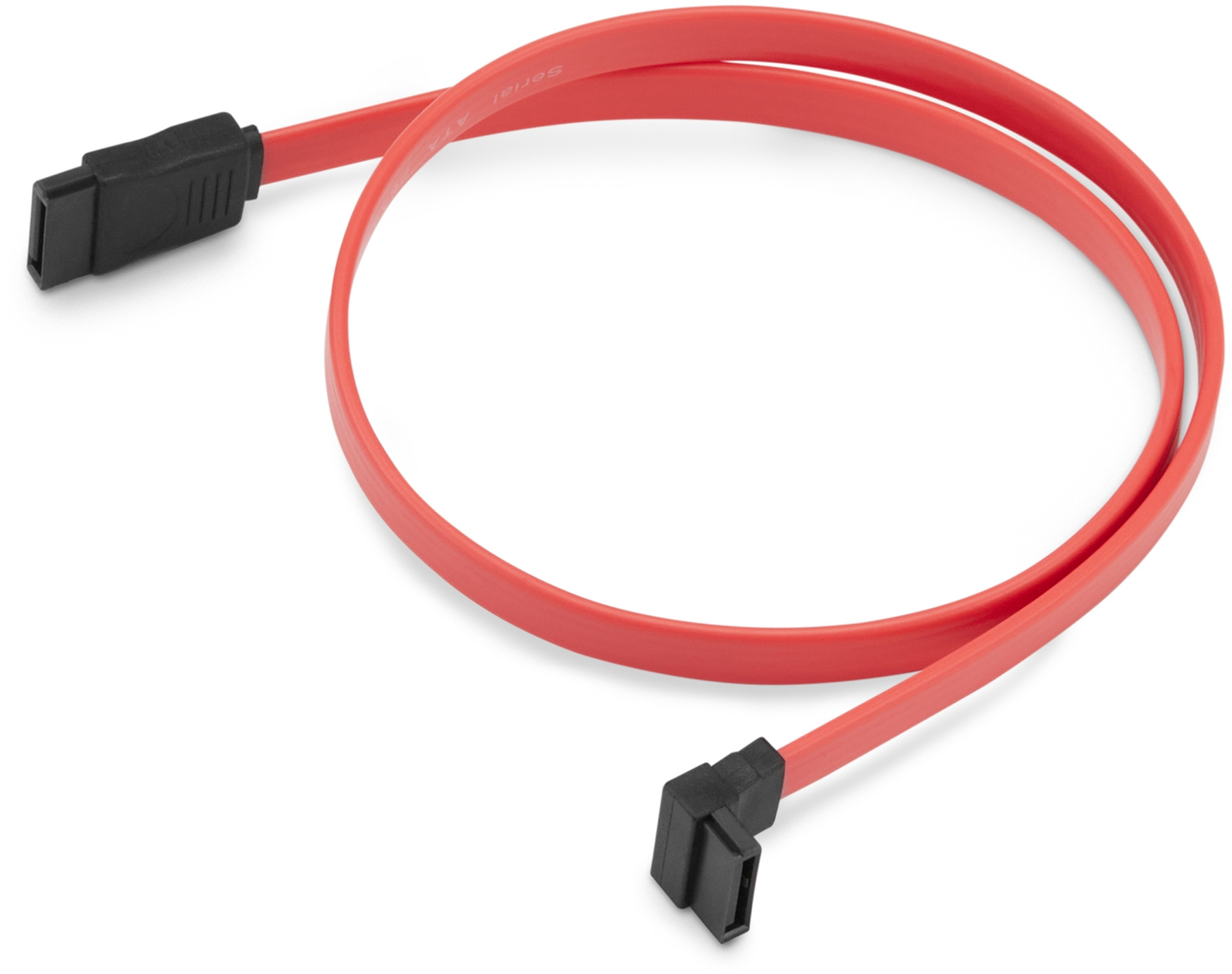 Кабель Buro ver3.0 SATA SATA угловой 0.5м (TL-ATA-DATA-RA) красный