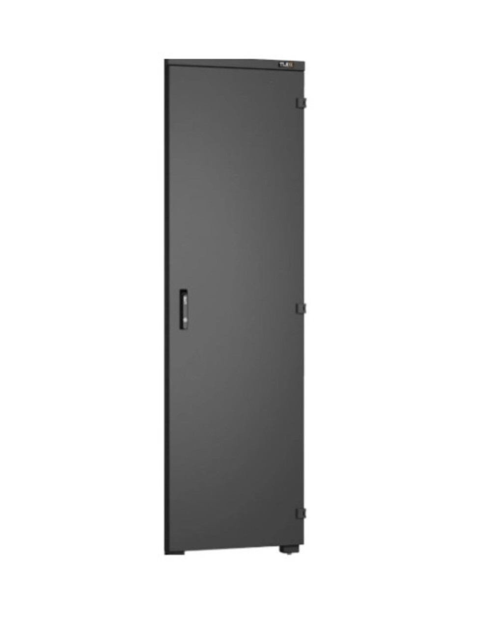 TFI-4280-M-R-BK - Дверь одностворчатая цельнометаллическая на раме с замком и петлями для шкафа NIKOMAX Essential Line серии TFI-R 42U шириной 800мм, черная, пара направляющих.