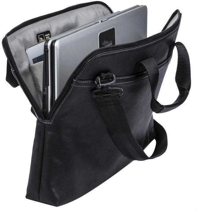 Сумка для ноутбука 15.6" Riva 8930 черный искус.кожа (8930 BLACK)