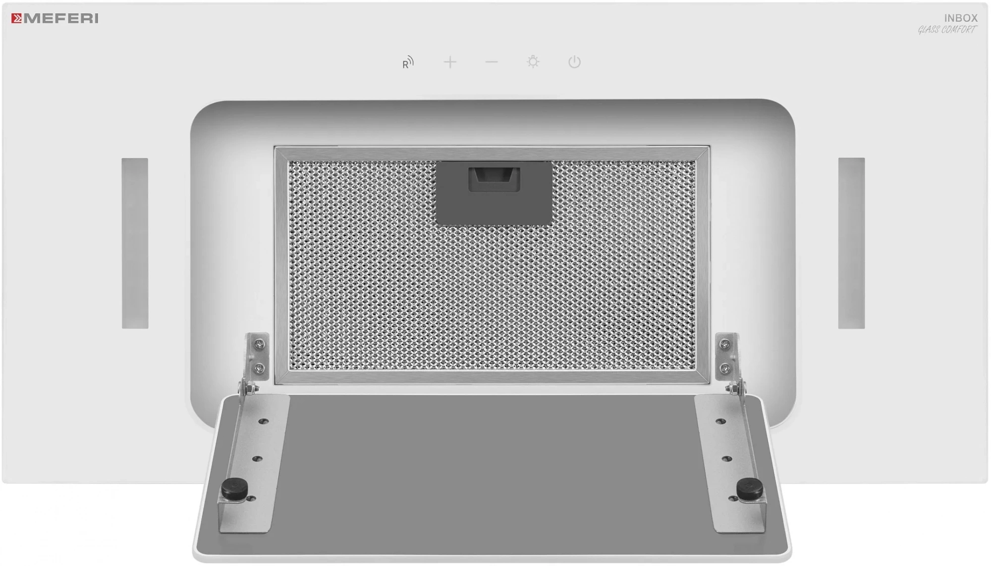 Вытяжка встраиваемая Meferi Inbox glass comfort 60wh белый управление: сенсорное (1 мотор)