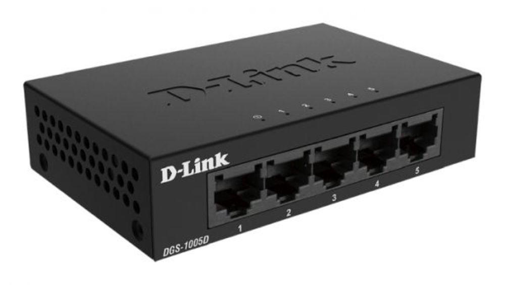 DGS-1005D/J2A Неуправляемый коммутатор с 5 портами 10/100/1000Base-T и функцией энергосбережения