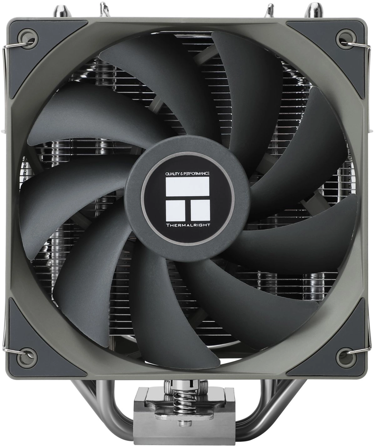 Устройство охлаждения(кулер) Thermalright Assassin Spirit 120 Plus V2 Soc-AM5/AM4/1200/1700/1851 серый 4-pin 25.6dB Al+Cu 500gr Ret (AS120-V2-PLUS)