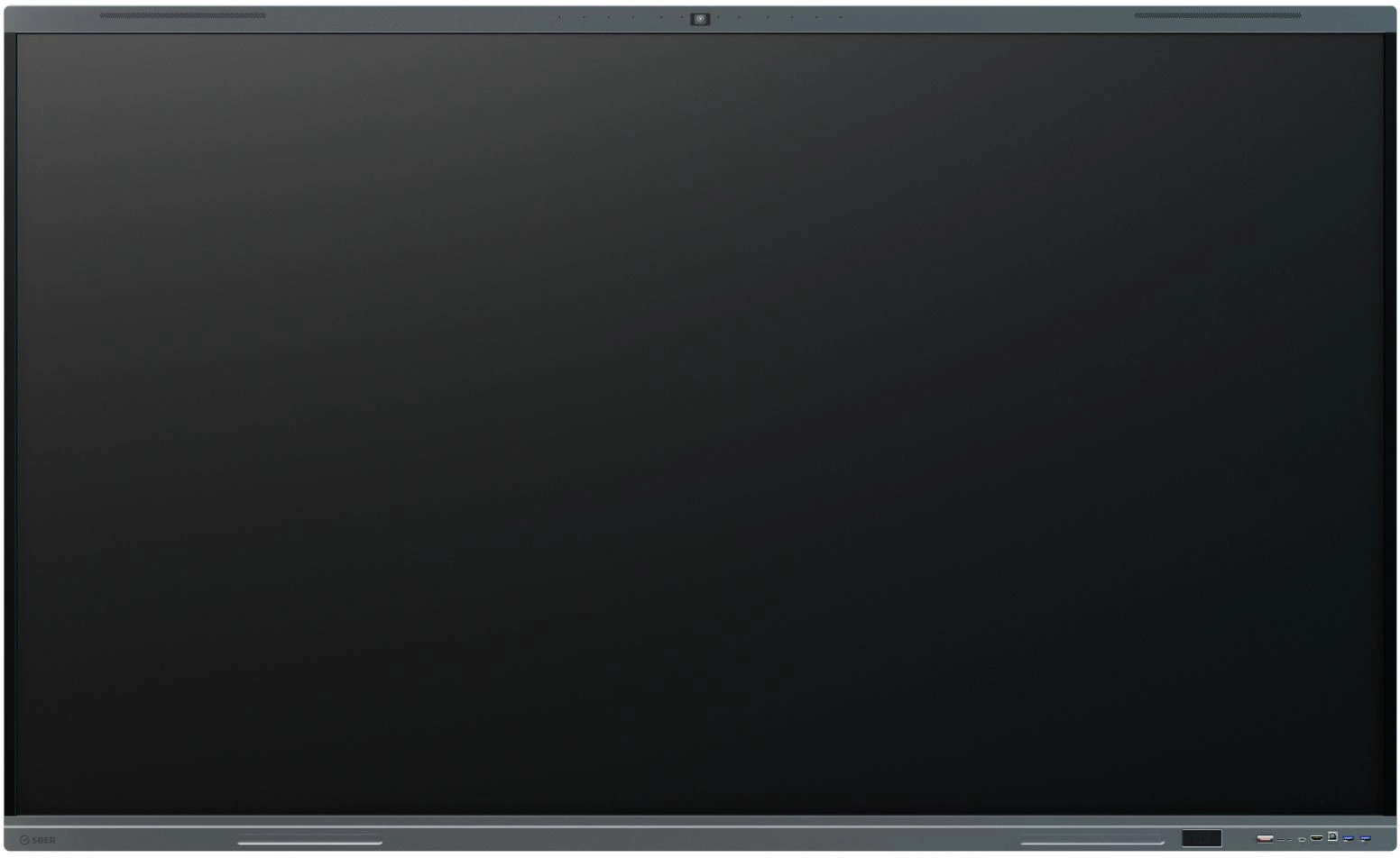 Панель Sber 75" Про Sber 75 серый титан VA LED 6.5ms 16:9 HDMI M/M Cam матовая 350cd 178гр/178гр 3840x2160 DP SPDIF 4K USB 54кг