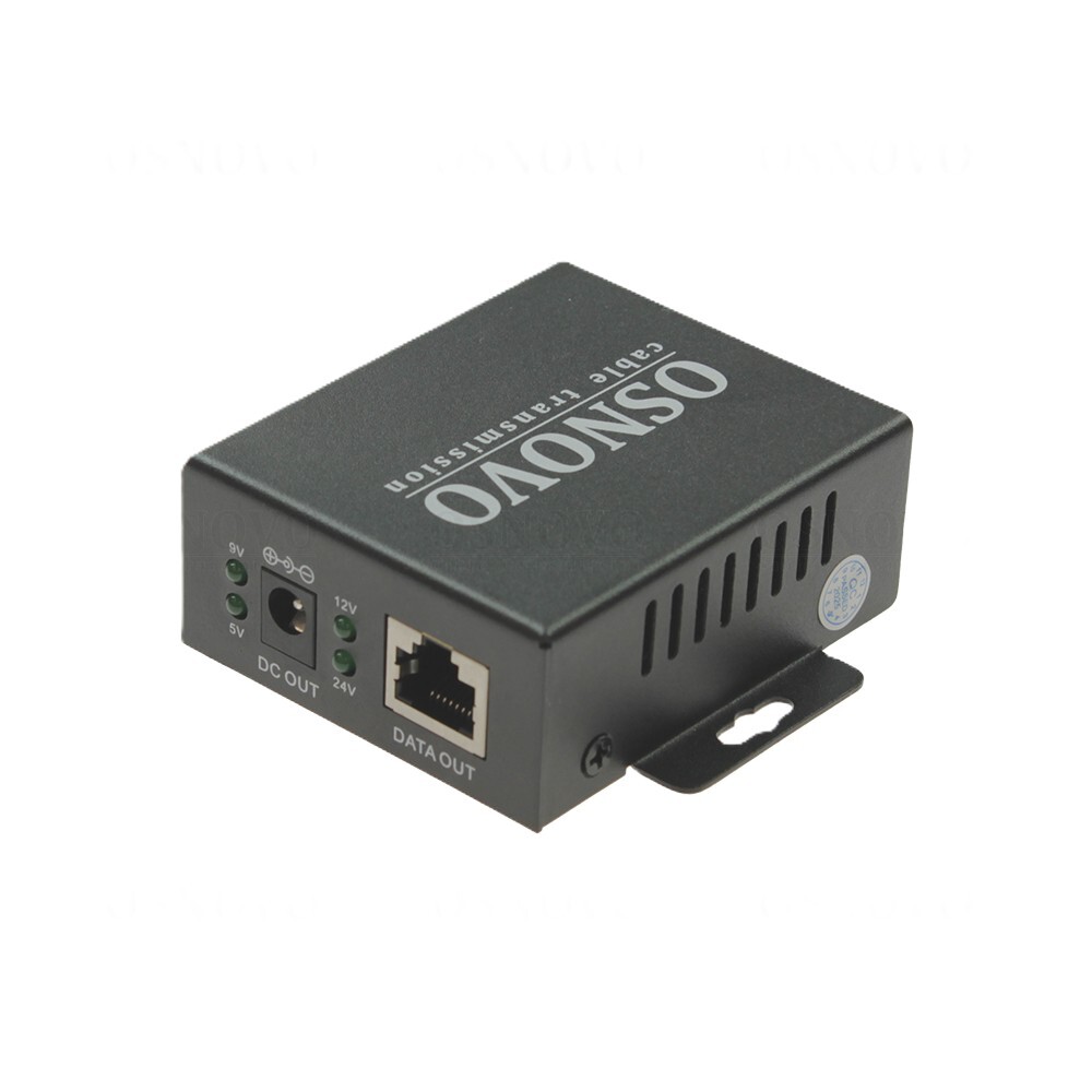 PoE Splitter/D - PoE-сплиттер OSNOVO 2,5G Ethernet с функцией выбора напряжения 5/9/12/24V. Соответствует стандартам PoE IEEE 802.3af/at