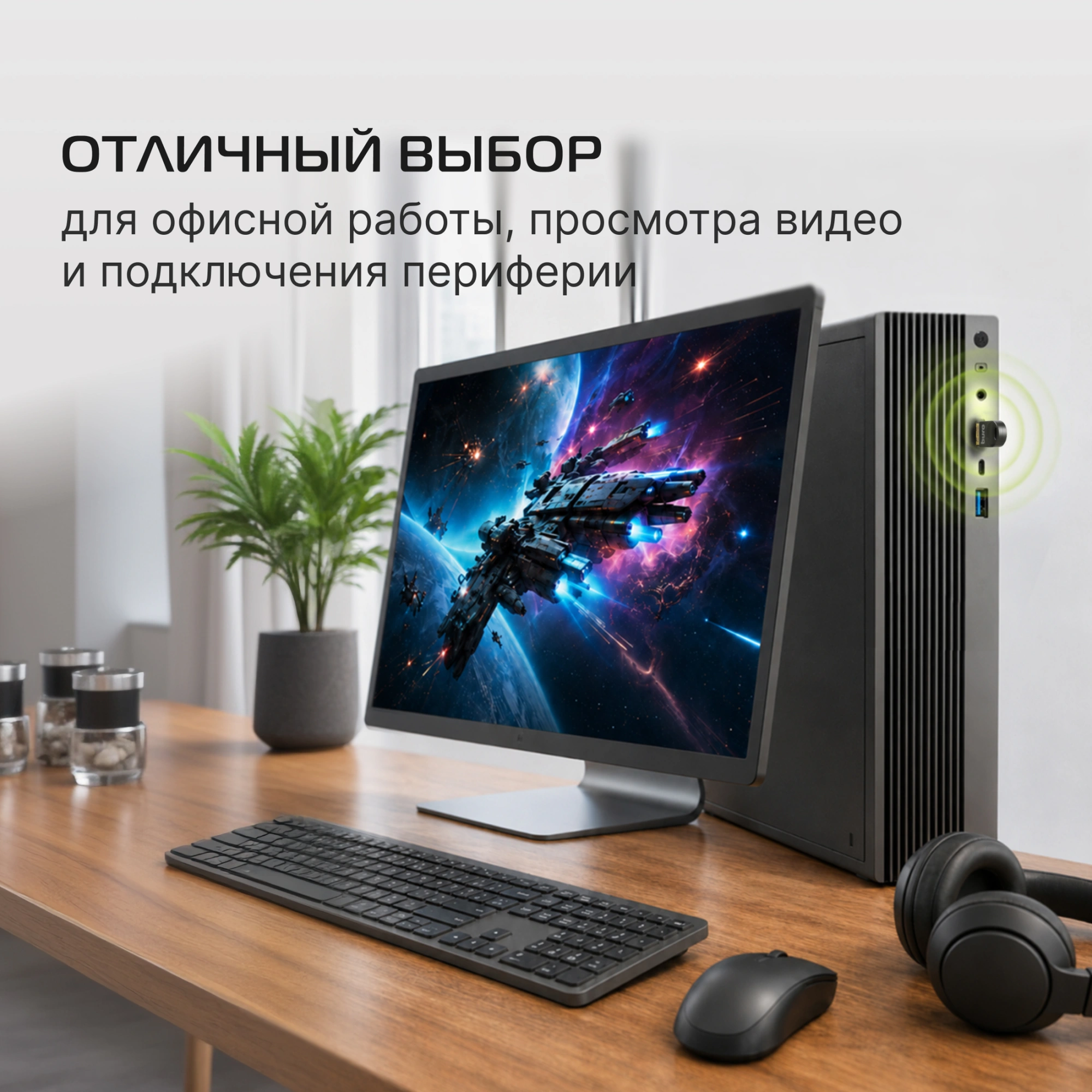 Адаптер USB Buro BU-BT530 BT5.3+EDR class 1.5 20м черный