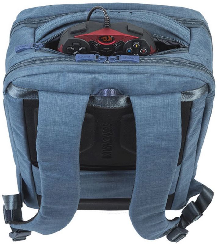 Рюкзак для ноутбука 17.3" Riva 8365 синий полиэстер женский дизайн (8365 BLUE)