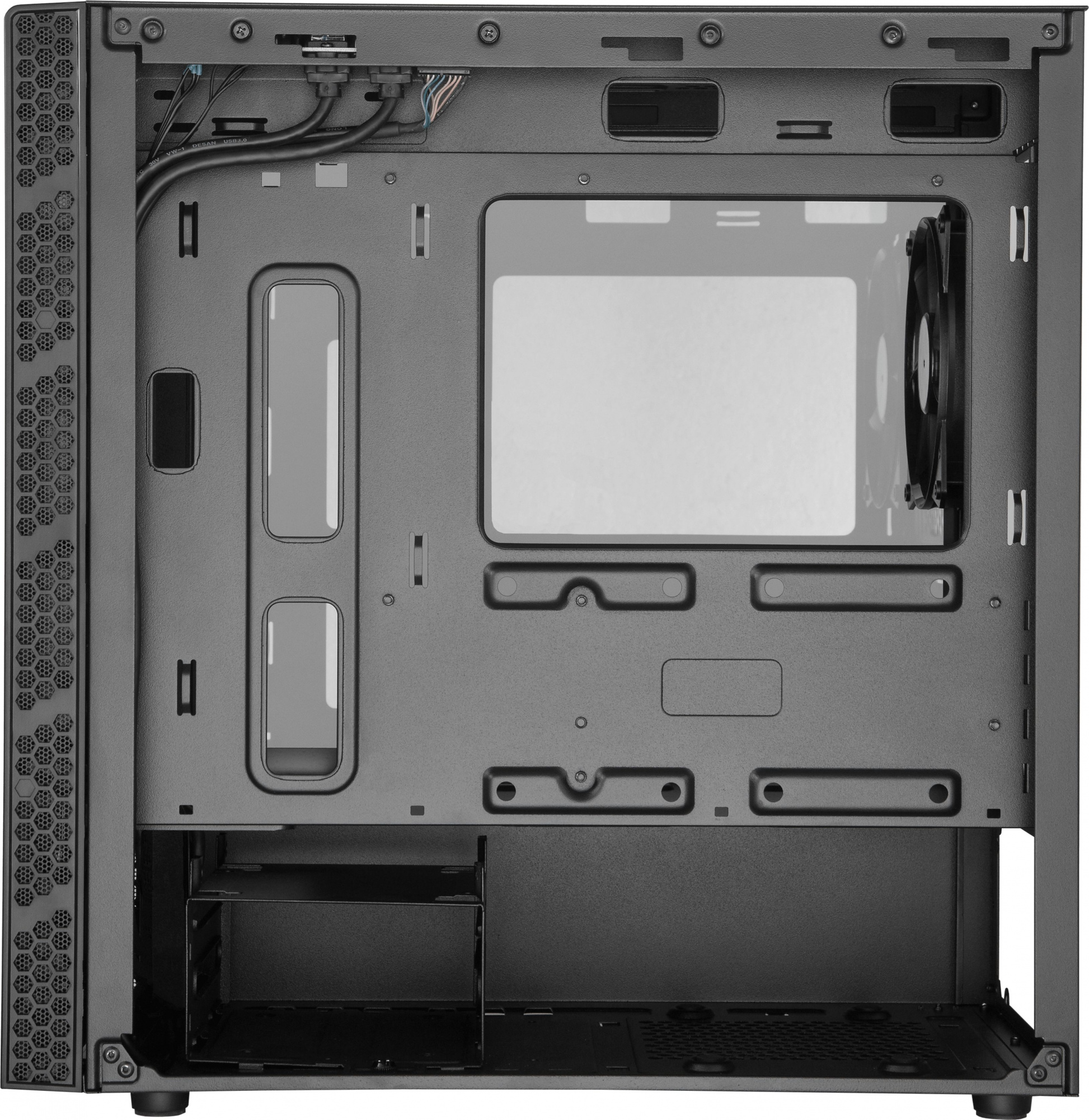 Корпус Cooler Master MasterBox MB400L w/o ODD черный без БП mATX 4x120mm 3x140mm 2xUSB3.0 audio bott PSU