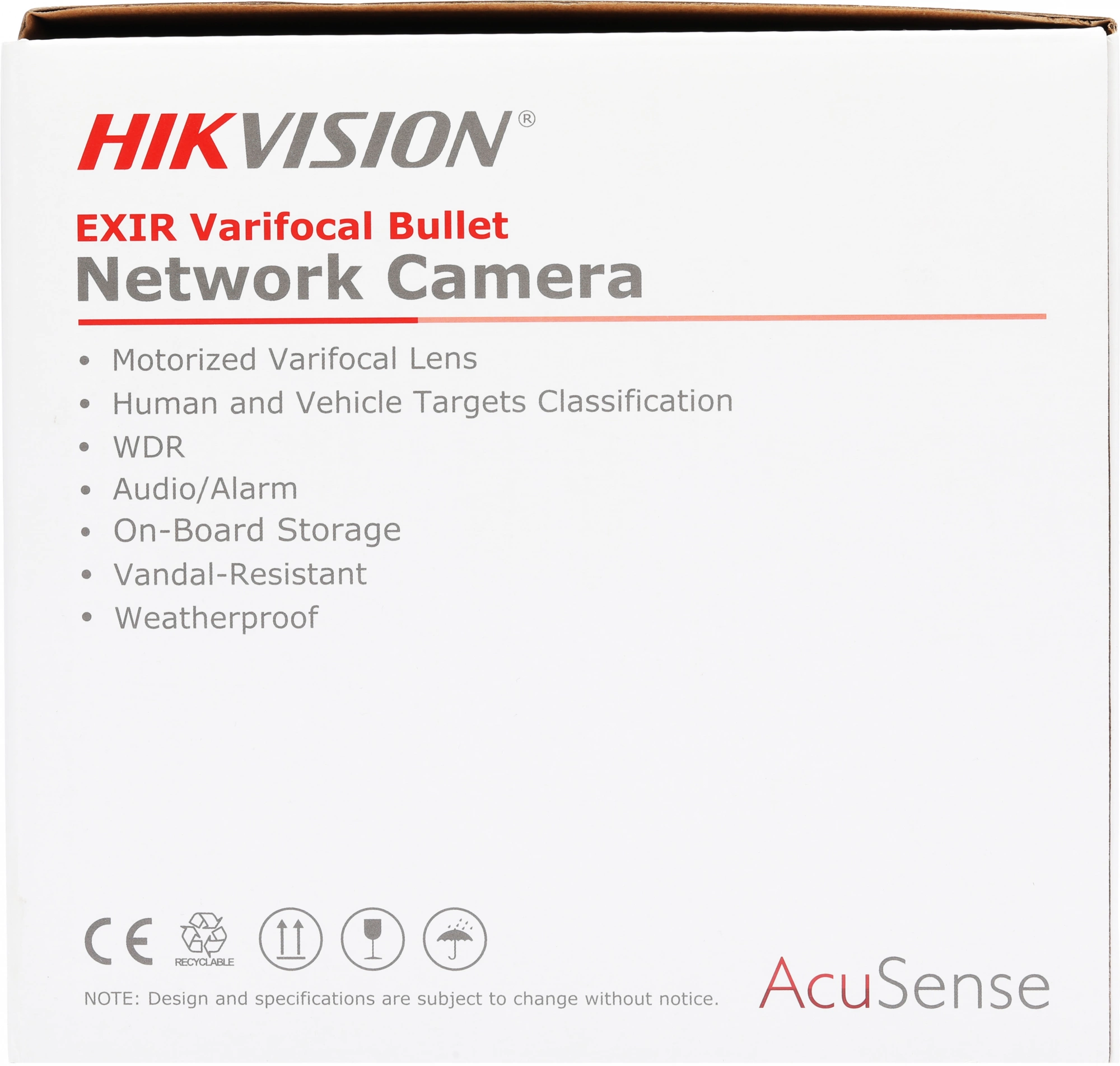 Камера видеонаблюдения IP Hikvision DS-2CD2643G2-IZS 2.8-12мм цв. корп.:белый