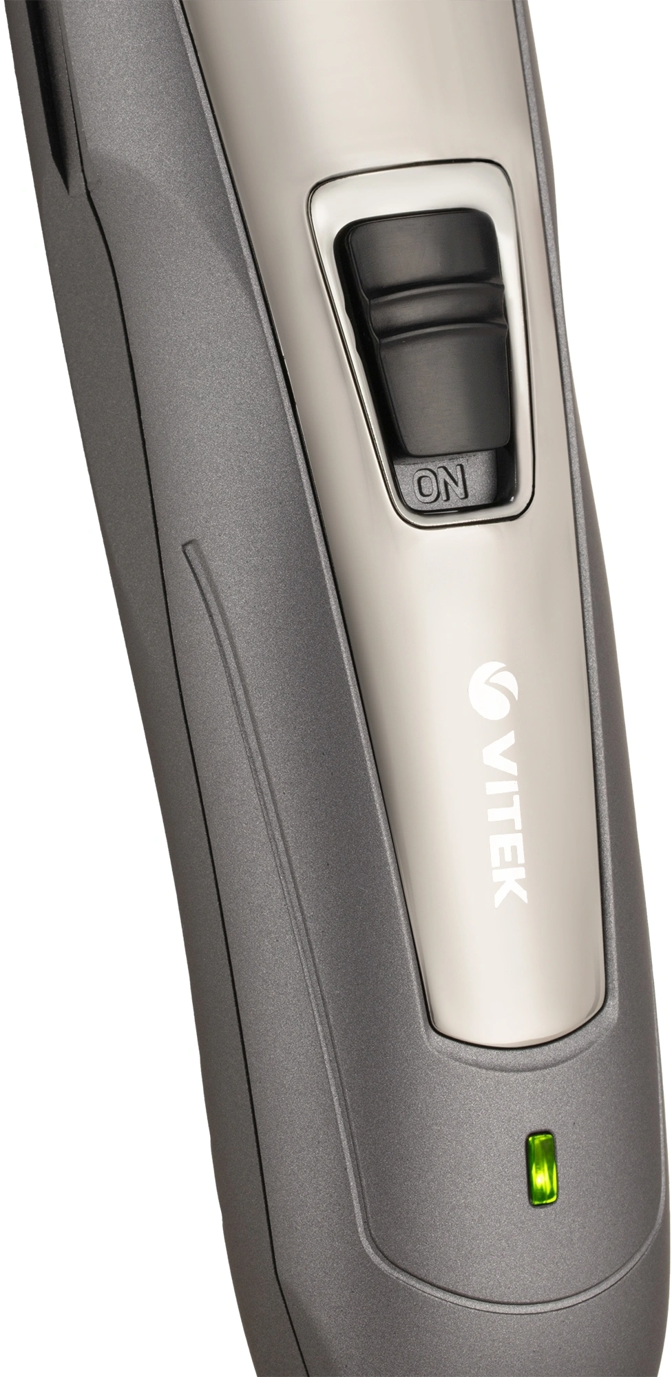Машинка для стрижки Vitek VT-2572 графитовый 3Вт (насадок в компл:2шт)