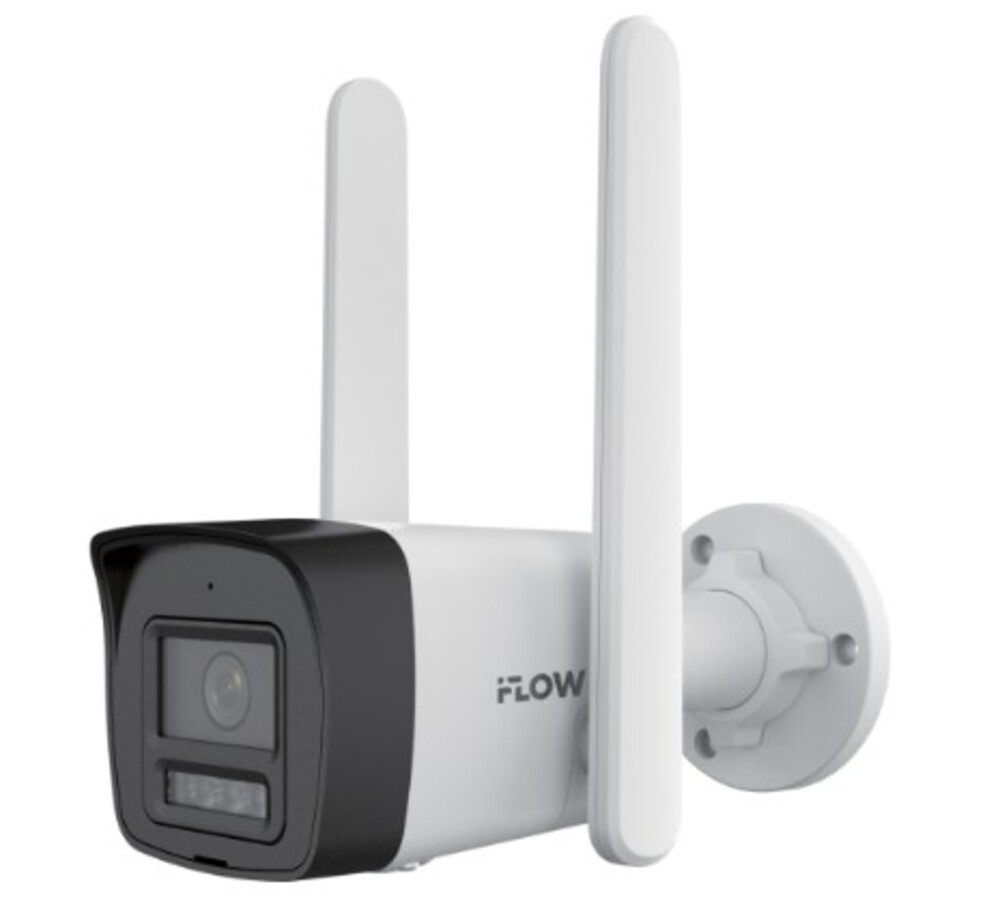 F-IC-1122CM(4G/A)(2.8mm) - 2Мп уличная цилиндрическая IP-камера с гибридной Smart-подсветкой, обнаружением движения 2.0, встроенным микрофоном/динамиком и 4G модулем