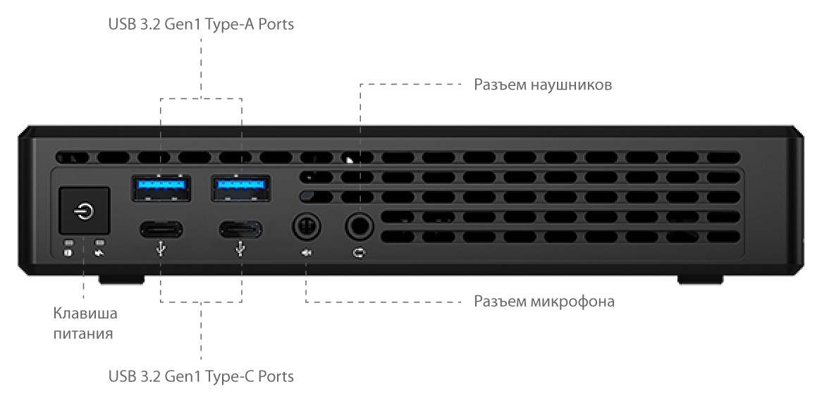ПК IRU Office A310H4TF slim i3 10105 (3.7) 8Gb SSD250Gb UHDG 630 FreeDOS GbitEth WiFi BT 90W черный (RUS) (1738395)