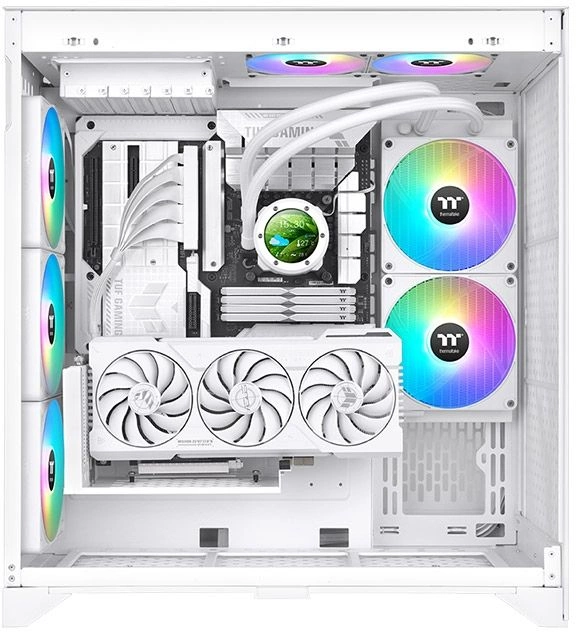 Система водяного охлаждения Thermaltake TH280 V2 Ultra EX Snow ARGB Soc-AM5/AM4/1200/1700/1851 белый 4-pin 30.7dB Al LCD Ret (CL-W427-PL14SW-A)