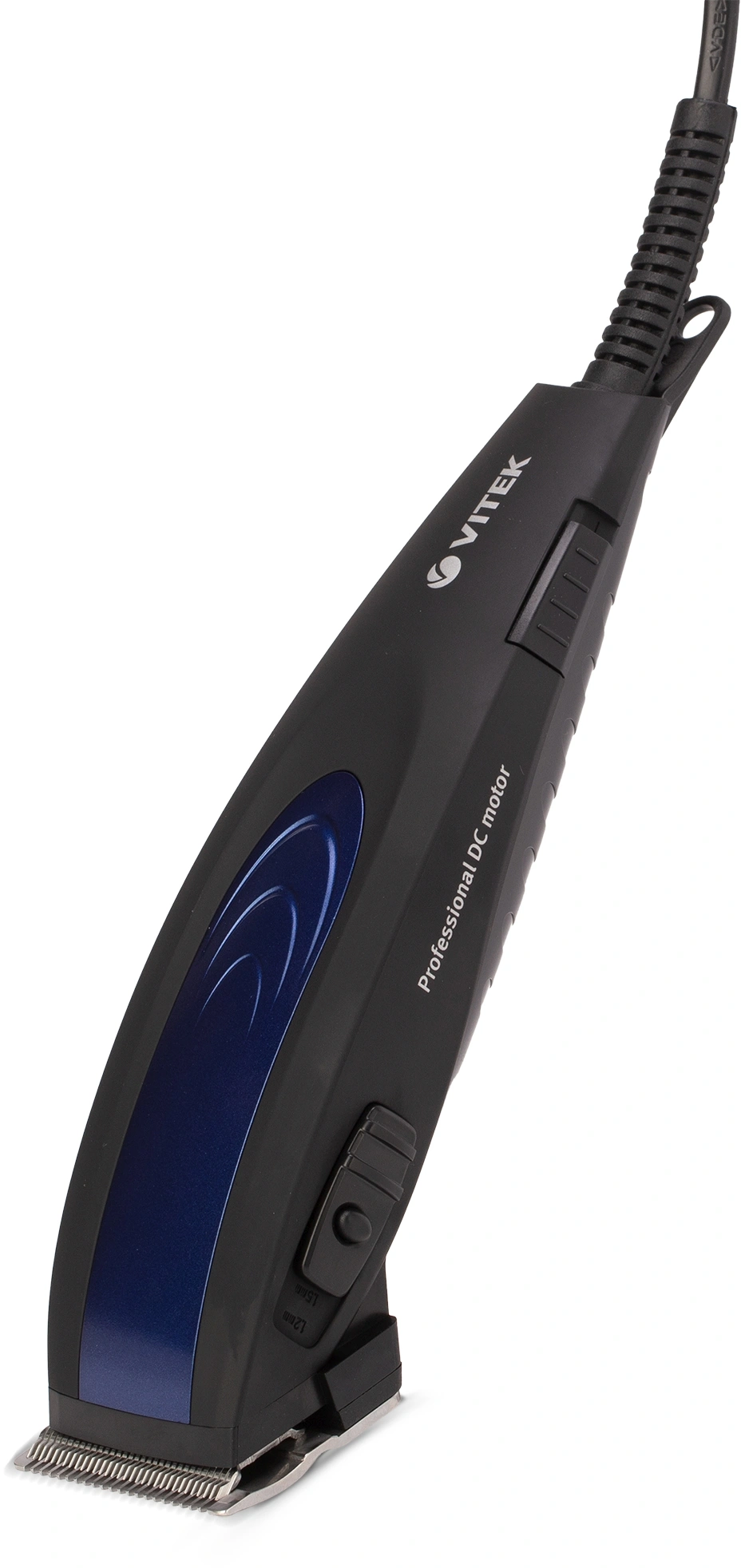 Машинка для стрижки Vitek VT-2576 черный 5.5Вт (насадок в компл:4шт)