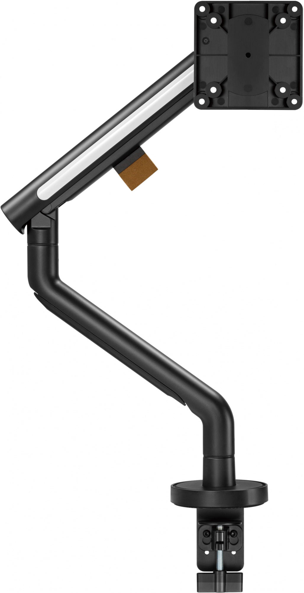 Кронштейн для мониторов Ultramounts UM725B черный 17"-32" макс.9кг крепление к столешнице поворот и наклон