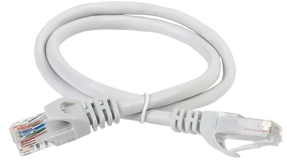 PC01-C5EU-1M - ITK Коммутационный шнур (патч-корд) кат.5E UTP 1м серый