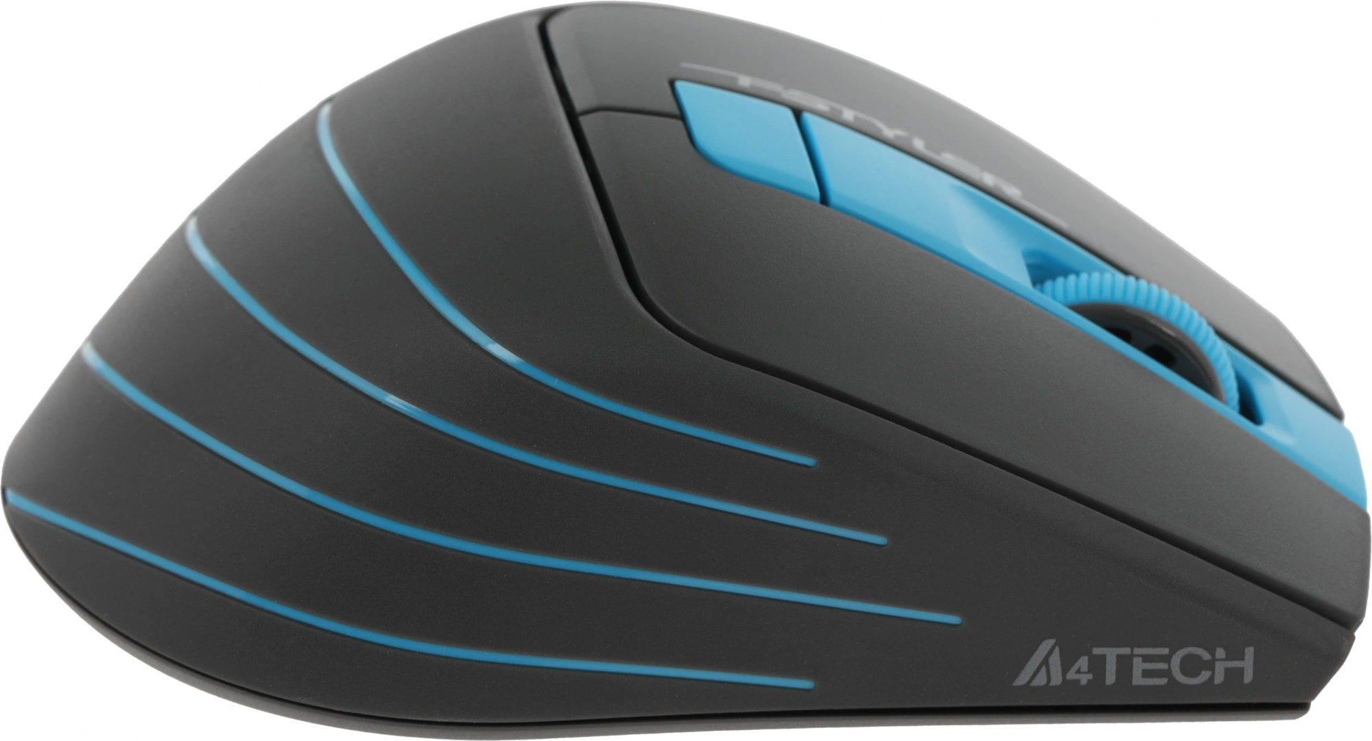 Мышь A4Tech Fstyler FG30S серый/синий оптическая 2000dpi silent беспров. USB 5but (FG30S BLUE)