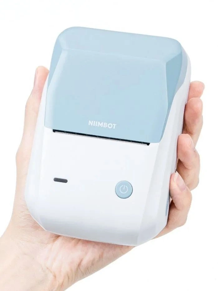 Термопринтер Niimbot B1 (1746797) 203dpi 50мм/с/USB/BT для печ.этик. голубой