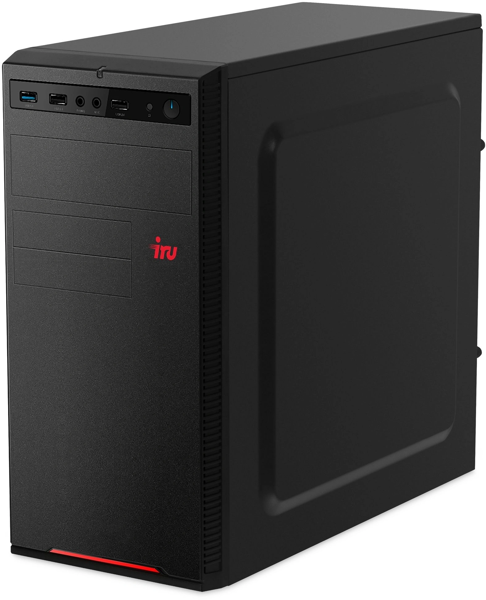 ПК IRU Planio 320A5SE MT Ath Pro 300GE (3.4) 8Gb SSD256Gb RGr FreeDOS GbitEth 400W черный (RUS) (2136604)