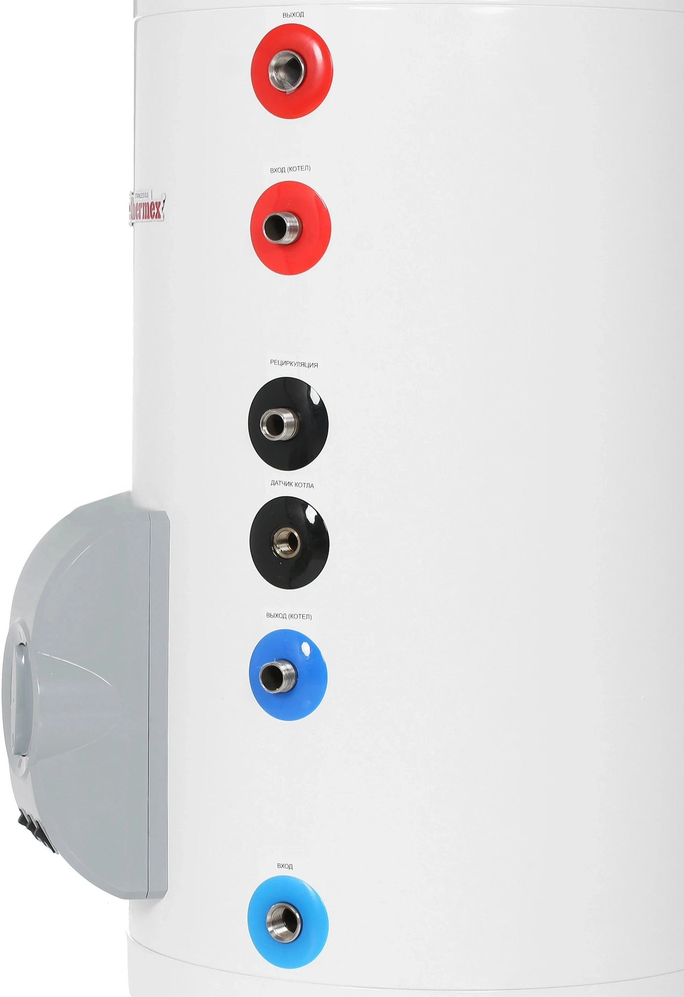 Водонагреватель Thermex IRP 150 V (combi) 6кВт 150л через теплообменник напольный/белый
