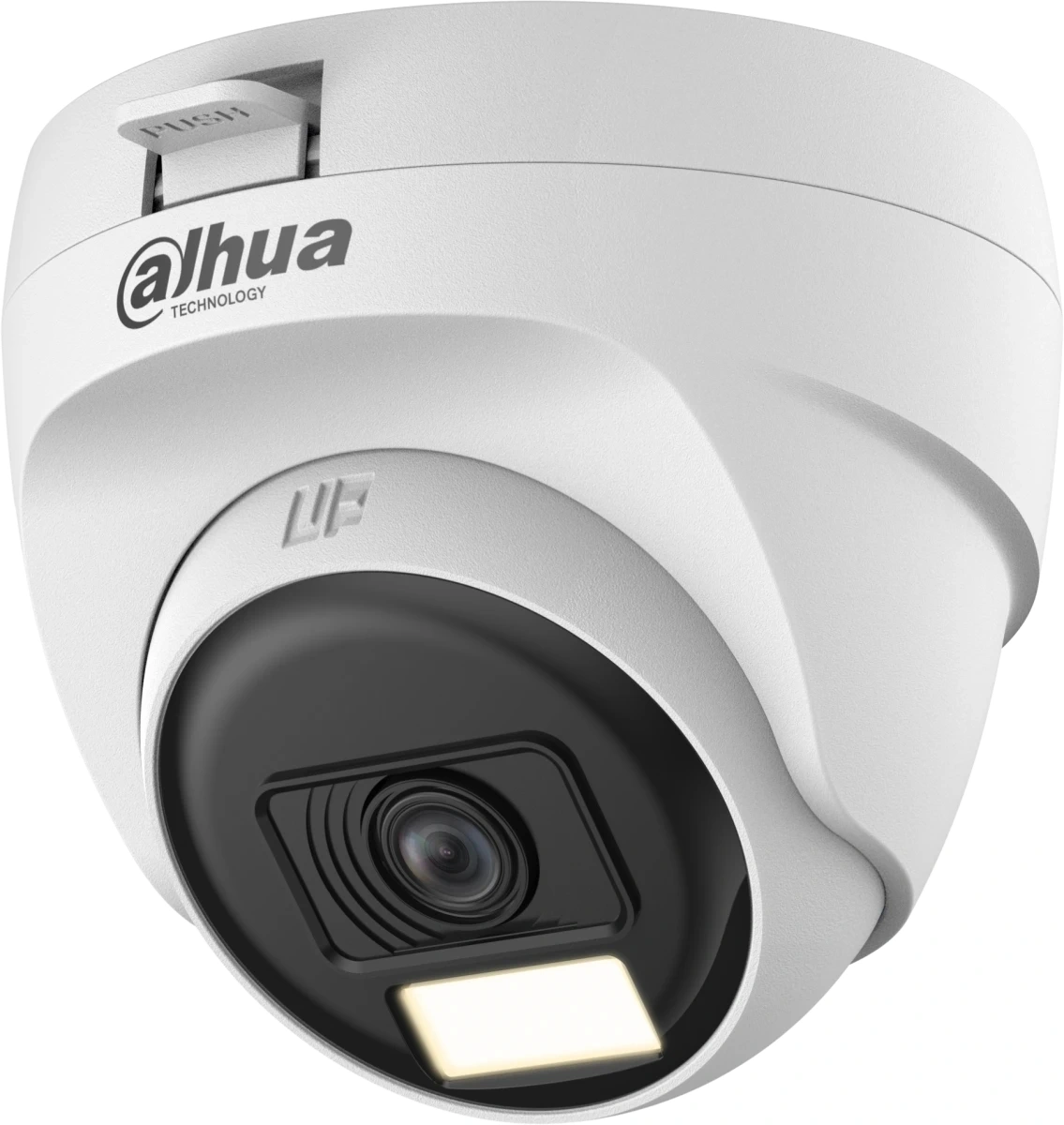 Камера видеонаблюдения аналоговая Dahua DH-HAC-T1A21P-U-IL-0280B 2.8-2.8мм HD-CVI HD-TVI цв. корп.:белый