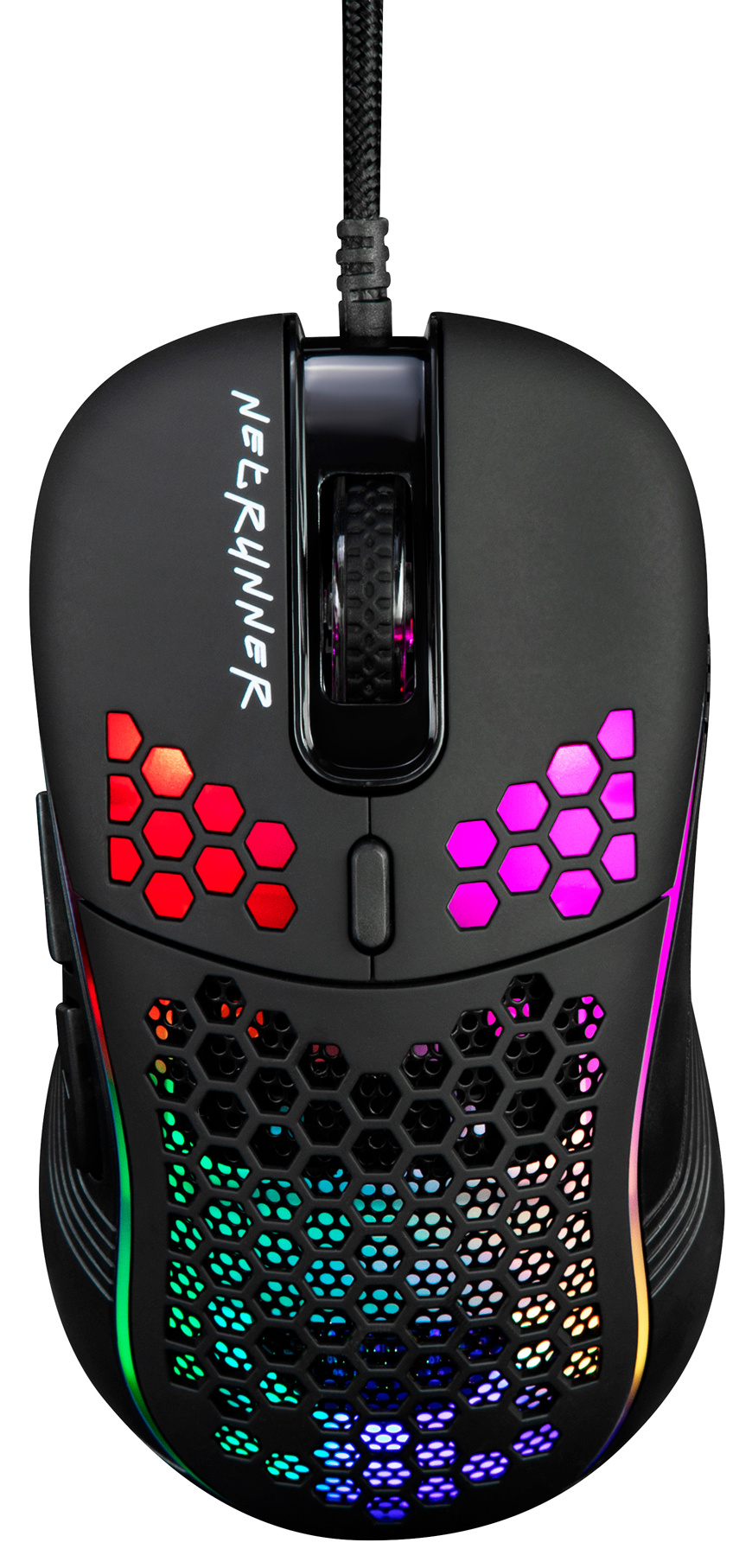 Мышь Оклик 713G NETRUNNER черный оптическая 3200dpi USB 6but (1465498)